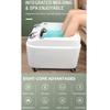 30L Multifunctional Foot Bath, Acrylic Smart Massage Bucket, Portable Foot Spa Adjustable Bathtub, 360 Removable Foot Bucket, Colorful Lamp Massager for Home, Salon, Spa view 2