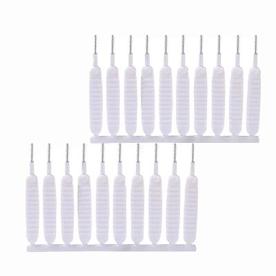 10 Shower Head Cleaning Brush Tools, Multi-Functional Shower Head Cleaning Brush for Home Bathroom (610.2cm, Count, 20)