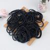 homeemoh 20pcs Elastic Hair Ties, Womens Girls Ponytail Holders Rubber Bands 4mm Scrunchies Hair Accessories (Black) view 4