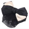NATEPOM Bowknot Snood Net,Net Hair Clip, Net Hair Clip, Barrette, Hairnet,3PCS Women Hairnet Snood Net Bowtie Barrette Hair Bun Cover Hair Clip, E view 1