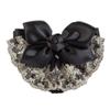 NATEPOM Bowknot Snood Net,Net Hair Clip, Net Hair Clip, Barrette, Hairnet,Womens Bow Barrette Girls Hairdressing Snood Net Hairnet Hair Clip Bun Cover, E12 view 1