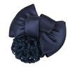 Bowknot Snood Net,Net Hair Clip, Net Hair Clip, Barrette, Hairnet,2PCS Ladies Bow Barrette Hair Clip Snood Net Bun Cover, B view 1