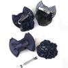 Bowknot Snood Net,Net Hair Clip, Net Hair Clip, Barrette, Hairnet,2PCS Ladies Bow Barrette Hair Clip Snood Net Bun Cover, B view 2