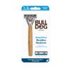 BULLDOG - Wet Shaving for Men | Sensitive Razor with Bamboo Handle | Razor + 4 Replacement Blades | 5-Way Blade view 1