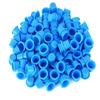 100Pcs Blue Ink Caps Ink Cups Mixed Sizes, Professional Tattoo Supplies Easy to Use Portable Beauty Products Tattoo Inks view 1
