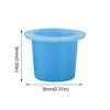 100Pcs Blue Ink Caps Ink Cups Mixed Sizes, Professional Tattoo Supplies Easy to Use Portable Beauty Products Tattoo Inks view 2