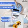 Spazazz Rx Stress Therapy Natural Spa & Bath Salt Aromatherapy Crystals 19oz De-Stress - Calming & Relaxing Natural Aroma & Magnesium Mineral Bathing Salts, Blue view 4