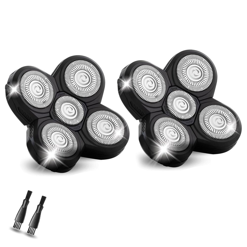 2 Pack Shaver Replacement Blades Compatible with Freedom Head Shaver,Head and Face Electric Razor Head