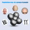 2 Pack Shaver Replacement Blades Compatible with Freedom Head Shaver,Head and Face Electric Razor Head view 4