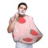 UOYO Strawberry Dot Beard Bib Apron for Men Summer Fruit Beard Hair Catcher, Non-Stick Beard Shave Trimming, Grooming Gifts for Husband, Dad view 1