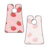 UOYO Strawberry Dot Beard Bib Apron for Men Summer Fruit Beard Hair Catcher, Non-Stick Beard Shave Trimming, Grooming Gifts for Husband, Dad view 3