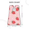 UOYO Strawberry Dot Beard Bib Apron for Men Summer Fruit Beard Hair Catcher, Non-Stick Beard Shave Trimming, Grooming Gifts for Husband, Dad view 4