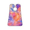 UOYO Rainbow Marble Beard Bib Apron for Men Feather Boho Beard Hair Catcher, Non-Stick Beard Shave Trimming, Grooming Gifts for Husband, Dad view 2