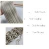 Silver Braiding Hair Pre stretched for Boho Braids Boho Braiding Hair with Boho Curls view 4
