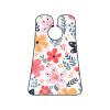 UOYO Cute Daisy Beard Bib Apron for Men Spring Flower Floral Beard Hair Catcher, Non-Stick Beard Shave Trimming, Grooming Gifts for Husband, Dad view 2