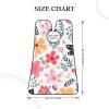 UOYO Cute Daisy Beard Bib Apron for Men Spring Flower Floral Beard Hair Catcher, Non-Stick Beard Shave Trimming, Grooming Gifts for Husband, Dad view 4