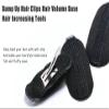 5 Pairs Black Bump It Up Volume Hair Base Invisible Hair Clip Volume Bump Inserts Hair Padding Hair Bumps Do Beehive Hair Styler Updo Hair Bun Maker Hair Accessories for Women Girls view 2