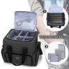 BAFASO Large Tattoo Case with 3 Inner Removable Pouches, Tattoo Travel Case for Large Tattoo Stencil Printer and Tattoo Supplies (Patented), Black view 2