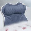 Bath Pillow, Bath Pillows for Tub Neck and Back Support, Bathtub Pillows for Head and Neck with 6 Strong Non-Slip Suction Cups, 4D Air Mesh, Bath Accessories Spa Gifts for Women(Blue) view 1