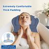 Bath Pillow, Bath Pillows for Tub Neck and Back Support, Bathtub Pillows for Head and Neck with 6 Strong Non-Slip Suction Cups, 4D Air Mesh, Bath Accessories Spa Gifts for Women(Blue) view 2