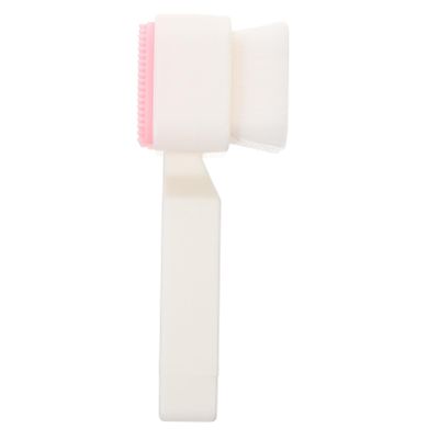 Healvian Facial Cleansing Brush Double-Sided Tool for Deep Cleaning and Exfoliating for Women Skincare Routine Handheld Makeup Removal Accessory