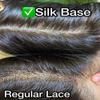RIVPOIG 4x4 Silk Base Lace Closure with Baby Hair Pre Plucked Brazilian Virgin Straight Natural Black Color Human Hair Free Part Toppers Closure For Women (4 * 4 Silk Base Lace Closure, 12inch) view 3