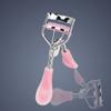 2 Pcs Stainless Steel Eyelash Curler with Built-in Comb Pinch Pain-Free Suitable for Any Eye Shapes and Sizes, with 4 Silicone Refill PadsHazy Pink&Light Pink view 3