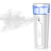 withthesun Portable Nano Face Mister, Facial Steamer, USB Rechargeable Cool Mist Sprayer, 40ml Visual Water Tank, Nano Mister for Eyelash Extensions, Facial Deep Cleaning, Makeup (White) view 1