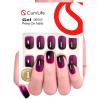 CurvLife Short Square Ombre Press On Nails, Gradient Glow Purple, Soft Gel view 2