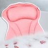Bath Pillow, Bath Pillows for Tub Neck and Back Support, Bathtub Pillows for Head and Neck with 6 Strong Non-Slip Suction Cups, 4D Air Mesh, Bath Accessories Spa Gifts for Women(Pink) view 1