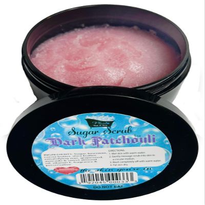 Dark Patchouli Whipped Shea Sugar Scrub with Cocoa Butter Scrub | 5 oz