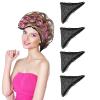 4-Piece Hair Net for Rollers, Triangular Mesh Women's Hair Net for Salon Styling, Sleep Styling, Fixed Hairstyle,Hair Protection (Approx. 35.5 * 35.5 * 57 Inches) view 1