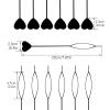 12Pcs Quick Hair Beader Tool Elastic Hair Braiding Set Ponytail Maker Simple Hair Pull Through Tools Black French Threader Braids Loop for Women Girls Plait Styling Accessories Supplies view 2