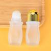LJJCSFF 2pcs 50ml Glass Roller Bottles Large Empty Roller Ball Bottle Leak Proof Refillable Rollerball Bottles for Perfume Essential Oils Deodorant view 4