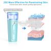 withthesun Nano Face Mister, Facial Steamer, USB Rechargeable Cool Mist Sprayer, 40ml Visual Water Tank, Face Mist for Eyelash Extensions, Facial Deep Cleaning, Makeup (Blue) view 3