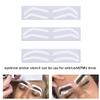 Airbrush Eyebrow Stickers Stencils Shape Tape Disposable Tattoo Auxiliary Stickers Airbrush Brow Border Shaping Mapping Guide Tape Air Brush Templates for Tinting Makeup (2 Bags a Pack, 24 Pairs) view 3
