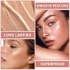 AIUEO Liquid Highlighter Makeup Glitter Contour Makeup Shimmer Oil for Face & Body,Long Lasting Luminous Lotion,Multi-Use Body Highlighter Glitter Shimmer Oil-Rose Gold view 4