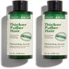 Thicker Fuller Hair Hair Thickening Serum Advanced Thickening Solution - 5oz - Thickens & Lifts Roots for Fullness & Volume - Mongongo & Green Coffee Oils Fortify Hair & Reduce Breakage (Pack of 2) view 1