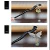 2 Pcs Hair Stick Flower Hairpins Chinese Vintage Hair Accessories Hair Chopsticks for Women Girls 039-#03 view 3