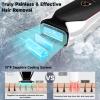 JOVS Laser Hair Removal, 37F Painless Hair Removal Device with Sapphire Ice-Cooling, 3 in 1 Hair Removal & Skin Rejuvenation for Women and Men, 8 Modes Skin Care for Whole Body, Touch Screen, White view 3
