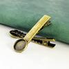10pcs 4.6cm Metal Alligator Hair Clips with Cabochon Setting Tray Hair Clips with Blank Round Tray Base Alligator Hair Clips Blank Hairgrip Base Trays for DIY Hair Accessories, Antique Bronze view 4