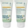 Attitude Deep Moisturizing Body Cream, Plant and Mineral-Based Ingredients, Vegan and Cruelty-free Personal Care Products for Sensitive Skin, Unscented, 2.5 Fl Oz (Pack of 2) view 1