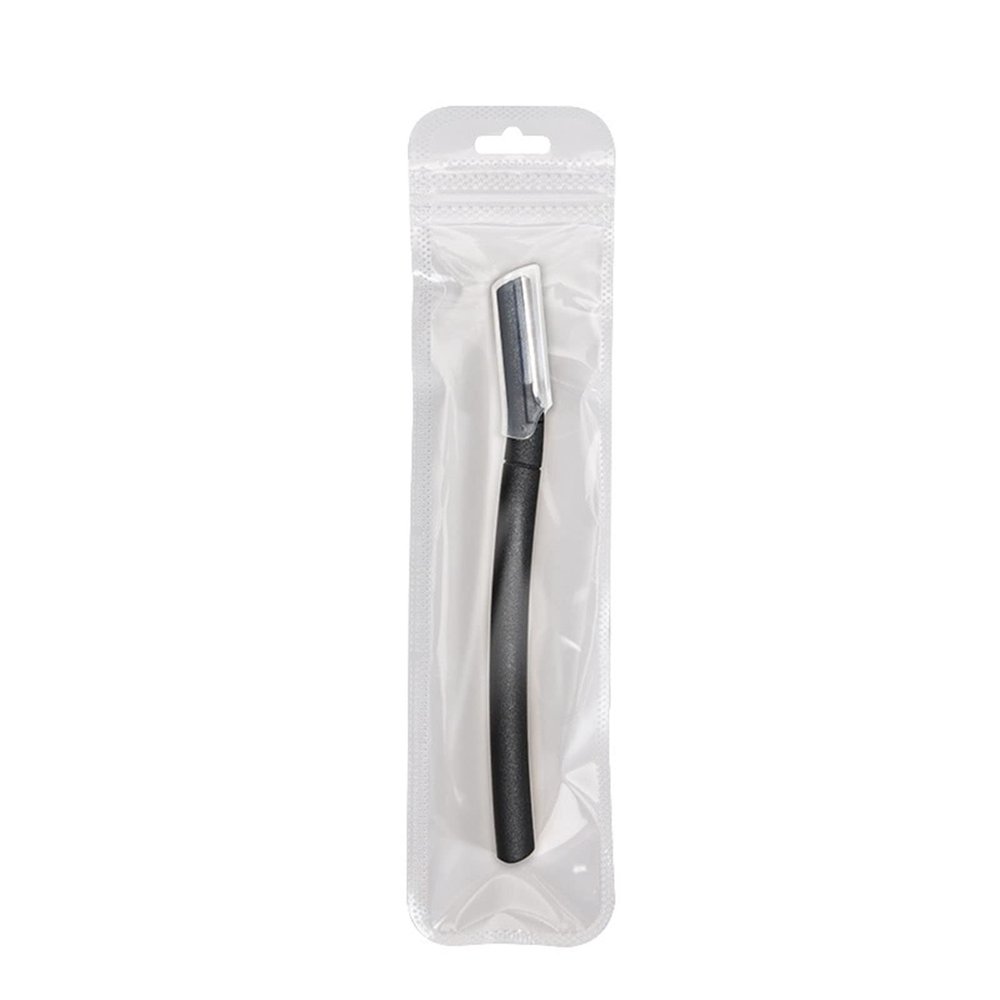 BEIDUOYANG Safe Eye Brow-Razor Eyebrow Trimmer Makeup Tools Face Body Hair Removal Shaver Woman Eyebrows Shaping Hair Shaper Tool for Men Women, Long Black