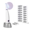 Michael Todd Beauty Sonicsmooth Pro+ Dermaplane Razor for Women Face + Eyebrow trimmer Dermaplaning System w/LED Light Peach Fuzz Remover -16 Dermaplaning Blades & 2 Microsmooth Exfoliation Tips view 1