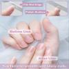 2 Packs Glass Nail Buffers with Case for Natural Nails, Glass Nail Files Shaping Nano Nail Shiners Crystal Polisher Manicure Tools Shine for Home Salon Use Stocking Stuffers for Women Christmas Gift view 3