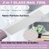 2 Packs Glass Nail Buffers with Case for Natural Nails, Glass Nail Files Shaping Nano Nail Shiners Crystal Polisher Manicure Tools Shine for Home Salon Use Stocking Stuffers for Women Christmas Gift view 4