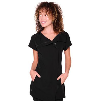 Colortrak Limitless Bleach Proof Work-and-Play Tunic, Black, Medium