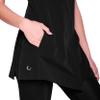 Colortrak Limitless Bleach Proof Work-and-Play Tunic, Black, Medium view 4