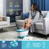 Medical king Foot Spa with Heat and Massage Electric Rotary Massage Includes A Remote Control, A Pumice Stone - Motorized Shiatsu Massage Balls view 3