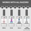 BLADELIFE Razor Storage Device for Women & Men Dark Grey - Fits All Leading Razors - Doubles The Life of Your Blade - Razor Travel Case 2024 New Model view 3